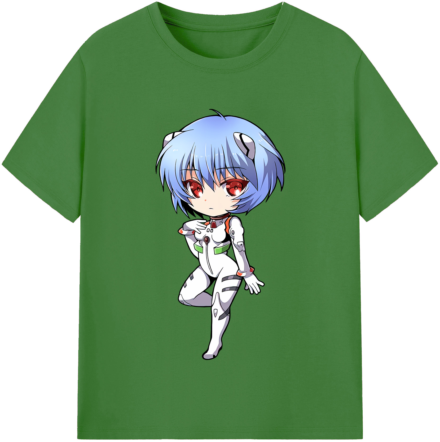 （画像用） EVA 新世紀エヴァンゲリオン レディースカジュアルプリントTシャツ（綿100％）